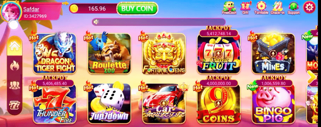 PK67 Game Main Interface Updated Version
