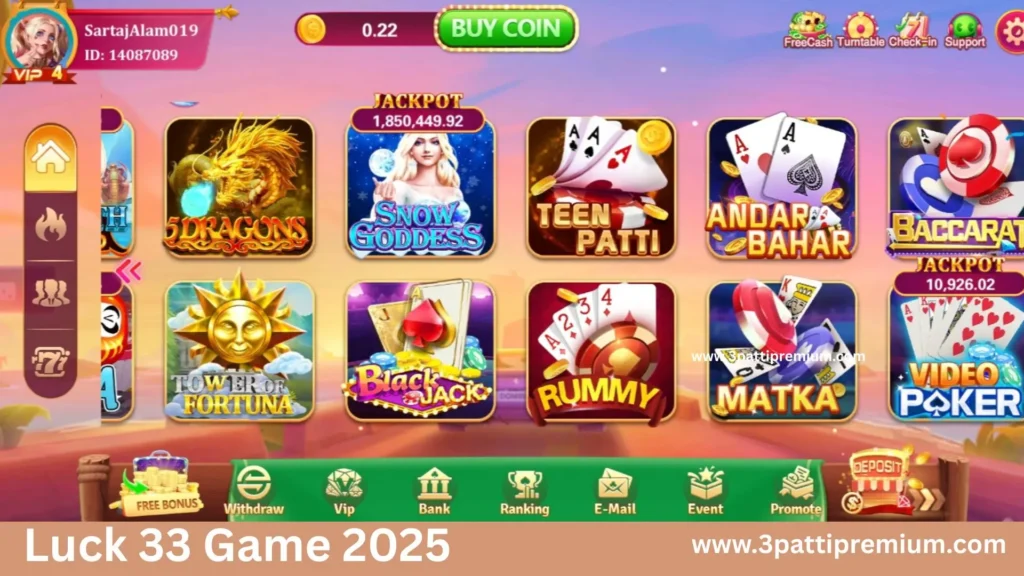 Luck 33 Game Download APK